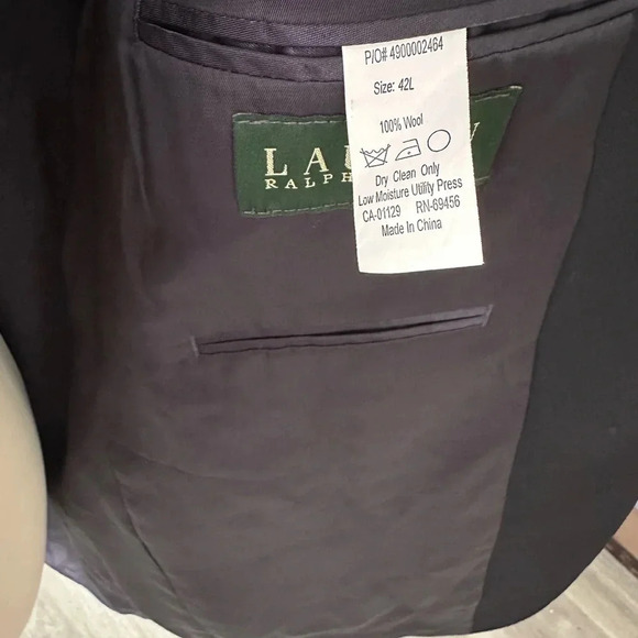 Lauren Ralph Lauren wool blazer men’s Sz 42L - Picture 6 of 6